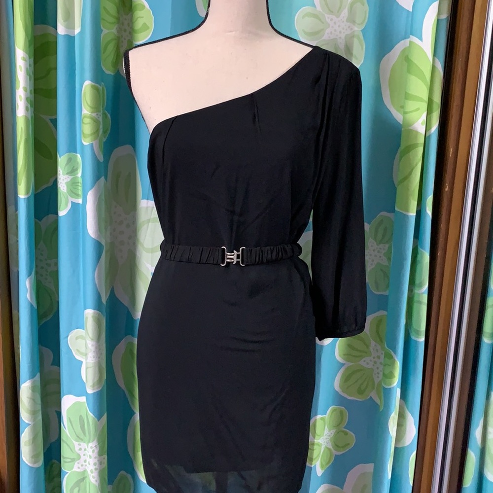 2/$15- Metropark One-Shoulder Mini Dress